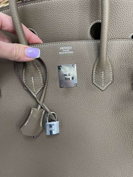 Женская сумка Birkin 35 PHW Hermes в