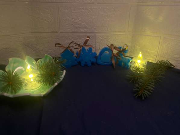 Новогодние игрушки из эпоксидной смолы в Тольятти