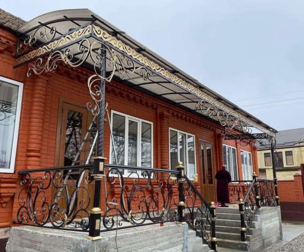 Делаем кованый навесы ворота на заказ в Москве фото 6