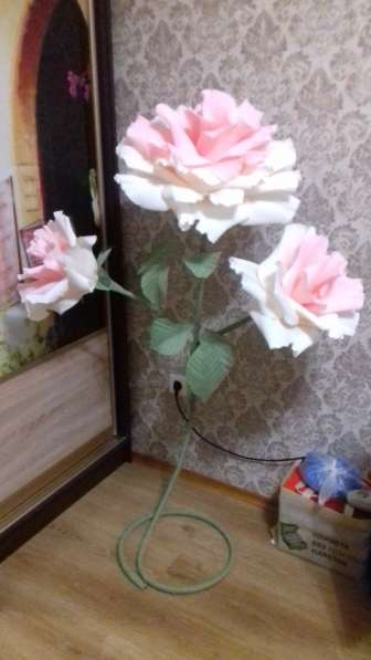 Ростовые цветы из гофированной бумаги в Рязани