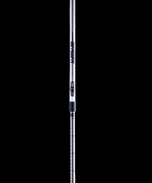 Палки для скандинавской ходьбы Rainbow, 77-135 см, 2-секционные, серый/белый в Сочи фото 5