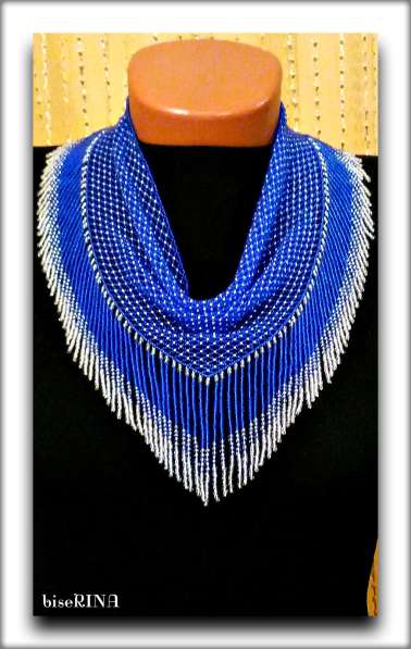 Колье: косынка из бисера в Краснодаре фото 5