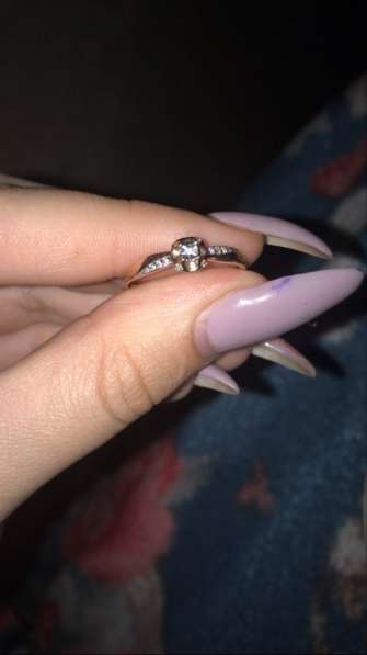 Золотое кольцо с бриллиантами в Пушкине