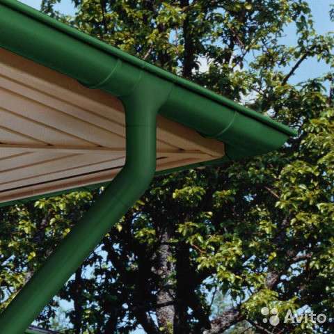 Труба зеленая водосток