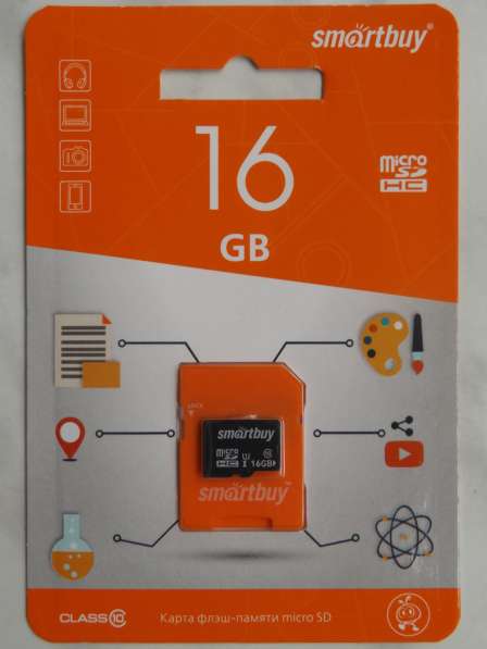 MicroSD 16Гб Новая С Гарантией