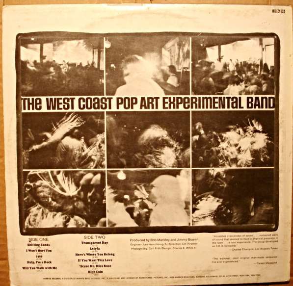 The West Coast Pop Art Experimental Band ‎- Part One в Санкт-Петербурге фото 4