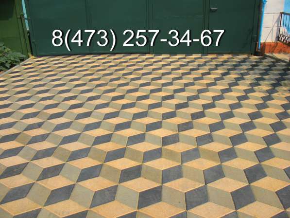 Укладка тротуарной плитки и брусчатки в Воронеже фото 6