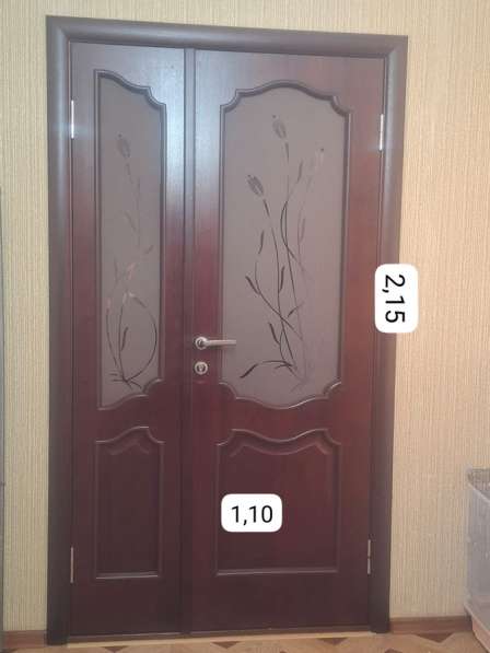 Двери-3шт. прихожия. ламинат
