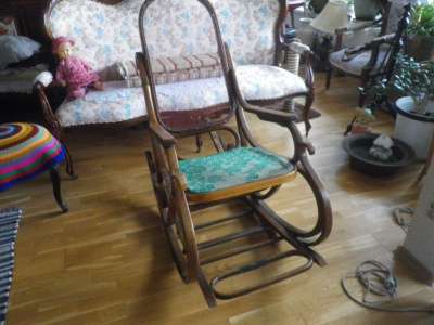 Старинное кресло качалка Россия в Москве фото 10