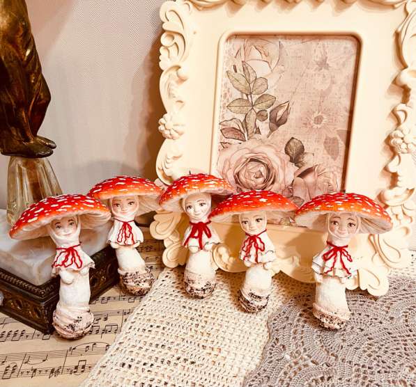 Елочная игрушка из ваты в Москве фото 4