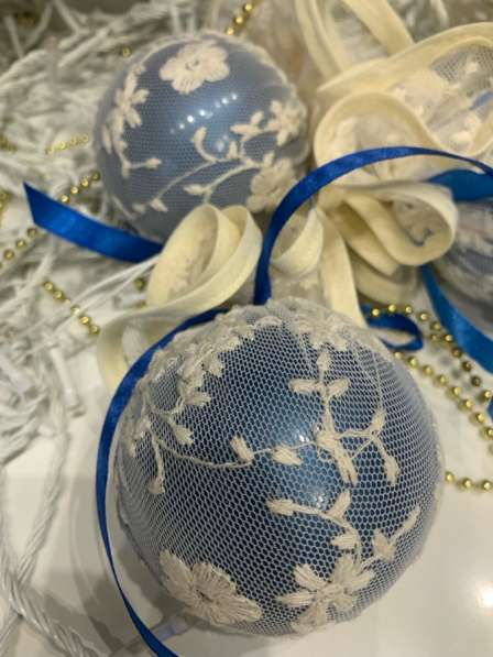 Авторские елочные игрушки ручной работы !