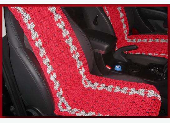 Плетеная накидка на сиденье автомобиля в Коврове фото 5