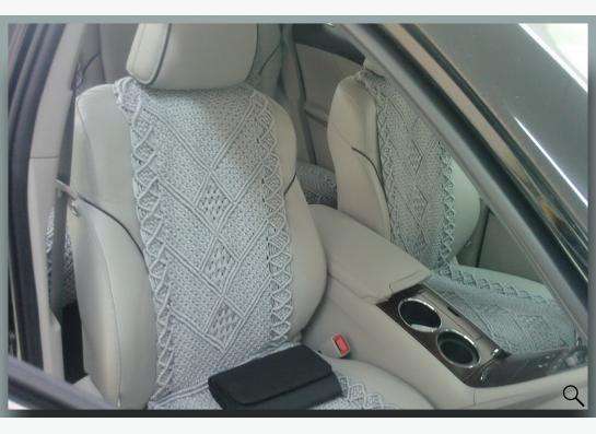 Плетеная накидка на сиденье автомобиля в Коврове