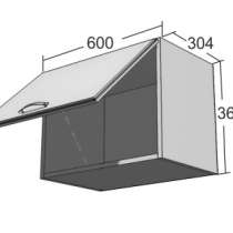 Шкаф над вытяжкой ШВВ-60 Орех, в Новосибирске