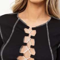 Продам лонгслив со шнуровкой женский, в Москве