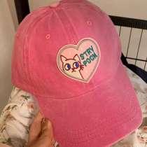 Кепка розовая с котиком, в Смоленске