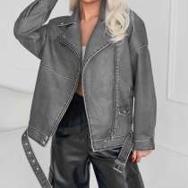 Женская Кожаная куртка Zara, в Лыткарино