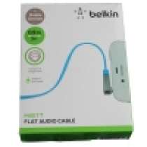 Кабель Belkin Mixit Flat Audio CABLE 0,9M голубой, в Москве