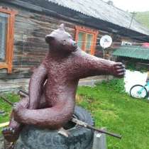 Медведь, бетон пустотелый каркасный, в Барнауле