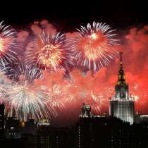 Фейерверк на новый год, в Москве