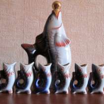 Фарфоровый набор Рыбья семейка, в Омске