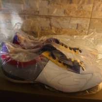 Мужские новые кожаные кроссовки ALBERTO GUARDIANI, в Екатеринбурге