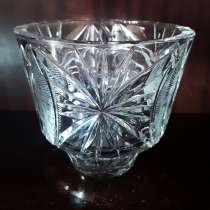 Хрустальная ваза салатница, конфетница, винтaж врeмен ССCР, в Кемерове