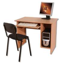 Стол компьютерный "Мини" вишня Евромебель, в Кемерове