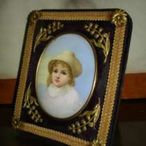 ПОРТРЕТ ДЕВОЧКИ,фарфор,живопись,19в, в Санкт-Петербурге