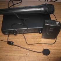 Радиомикрофон UKC EW500H с гарнитурой +ручной микрофон, в г.Гомель