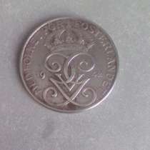 Монета 5 Эре 1942 год Швеция, в Москве