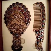 Подарочный набор (зеркало+расческа), в Москве