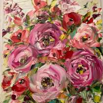 Картина маслом Летний свд, в Москве