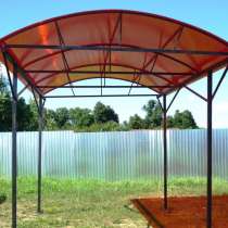 Прочный навес для автомобиля, в Орехово-Зуево