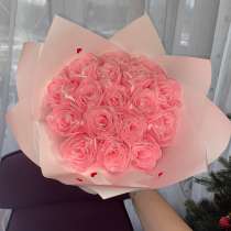 Букет из Атласной ленты - розы, в Ханты-Мансийске