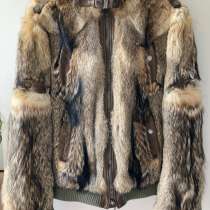 Куртка мужская из шерсти волка 46-48 размер, в Москве