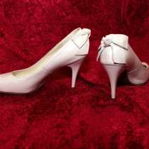 Белые новые туфли из натуральной кожи, в Кимре