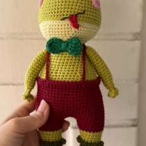 Вязаная игрушка Лягушка, в Санкт-Петербурге