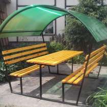 Беседка «Анна» с лавочками и столиком, в Арзамасе