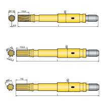 Хвостовик аналог Atlas Copco COP 4050MUX, в г.Баку