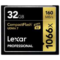 Карта памяти Lexar 32GB 1066x 160MB/s Compact Flash UDMA7 VP, в Ростове-на-Дону