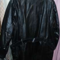 Мужская Куртка кожаная, утеплённая, (удлинённая) (новая), в г.Белгород