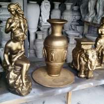 Скульптуры вазы колонны фонтаны, в Анапе
