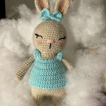 Зайка в ладошку, ручная работа, в Москве