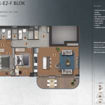 3-к. квартира 80м&sup2; Турция, Стамбул, Гёктюрк, в г.Стамбул