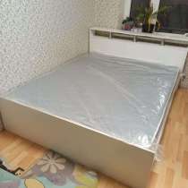 Кровать 1,4 м с матрасом новая, в Санкт-Петербурге