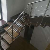 Лестница на металлокаркасе, в Красноярске