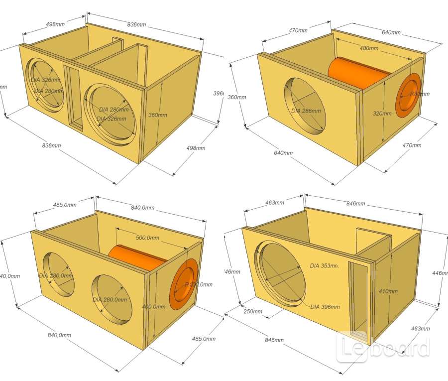 Изготовка короба для сабвуфера